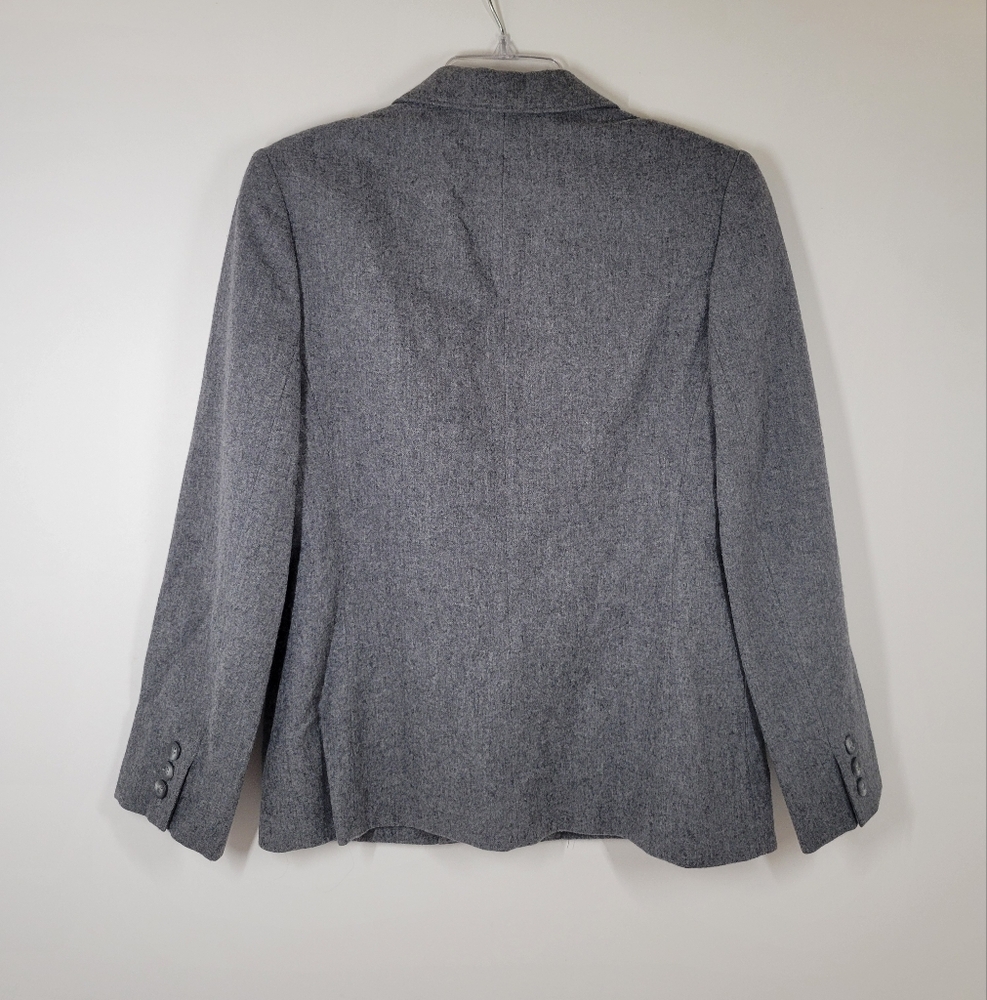 Pendleton Gray Wool 2 Button Blazer Jacket Women … - image 2